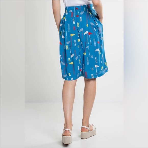 ModCloth Fever London Blue Butterfly Skirt 🦋 - Picture 5 of 16